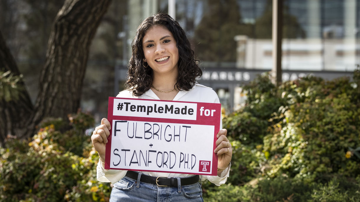 #TempleMade for FULBRIGHT + STANFORD PhD