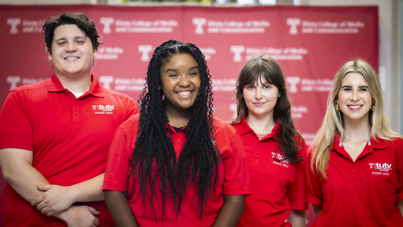 Temple students headed to Olympics pictured.