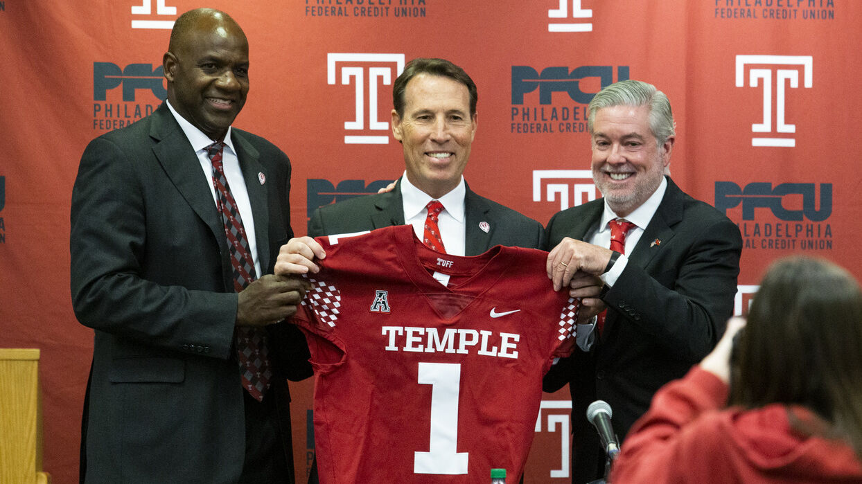 Arthur Johnson, K.C. Keeler and President John Fry pictured.