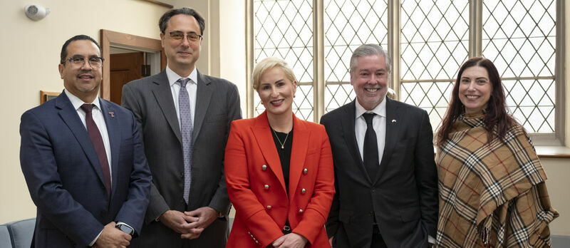 Jose Aviles, Gregory Mandel, Bridget Burns, John Fry and Jodi Bailey pictured.
