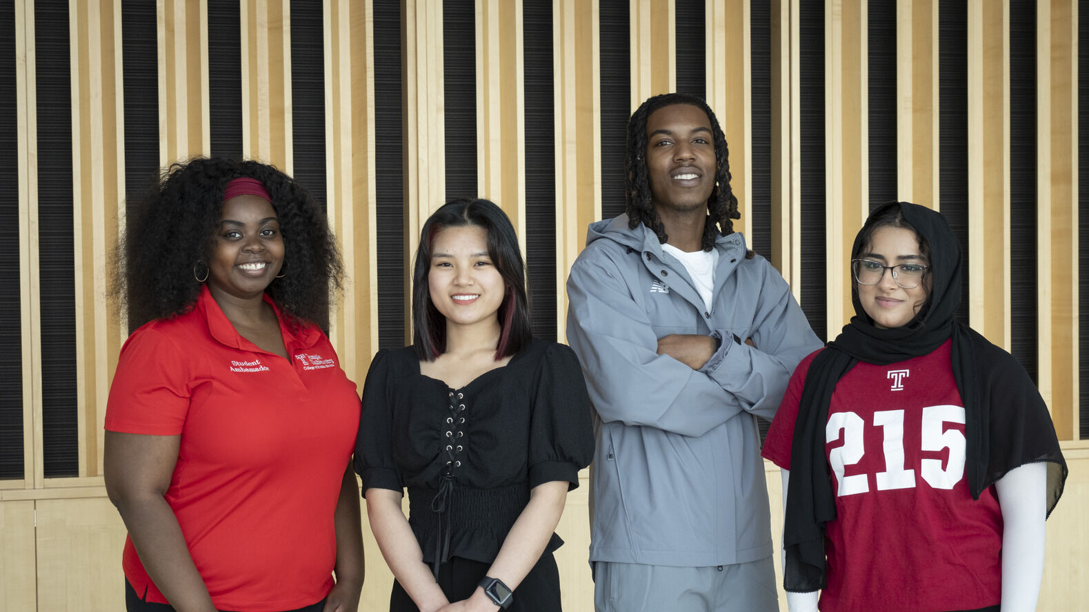  Image of graduating students in Temple’s Cecil B. Moore Scholars Program. 