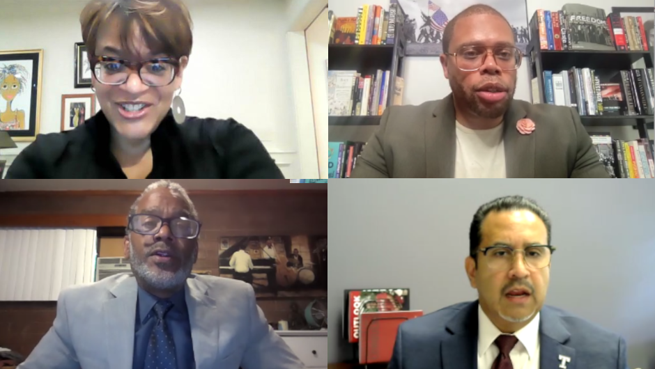 Image of Temple University experts in a webinar discussing the Supreme Court’s affirmative action decision.