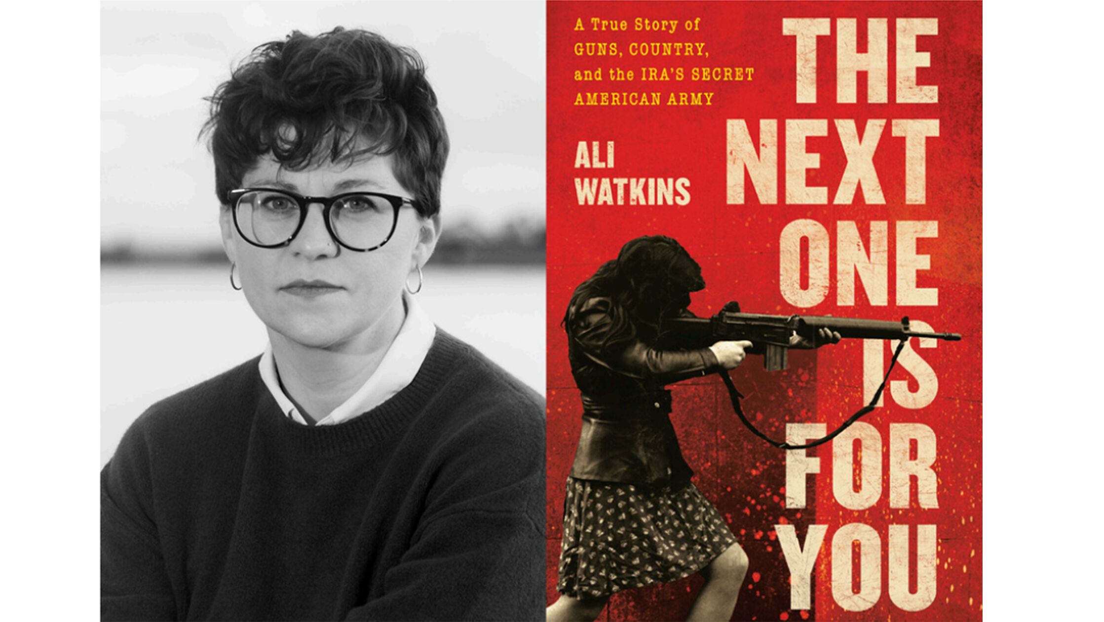  Image of Temple alum Ali Watkins and her debut book cover. 
