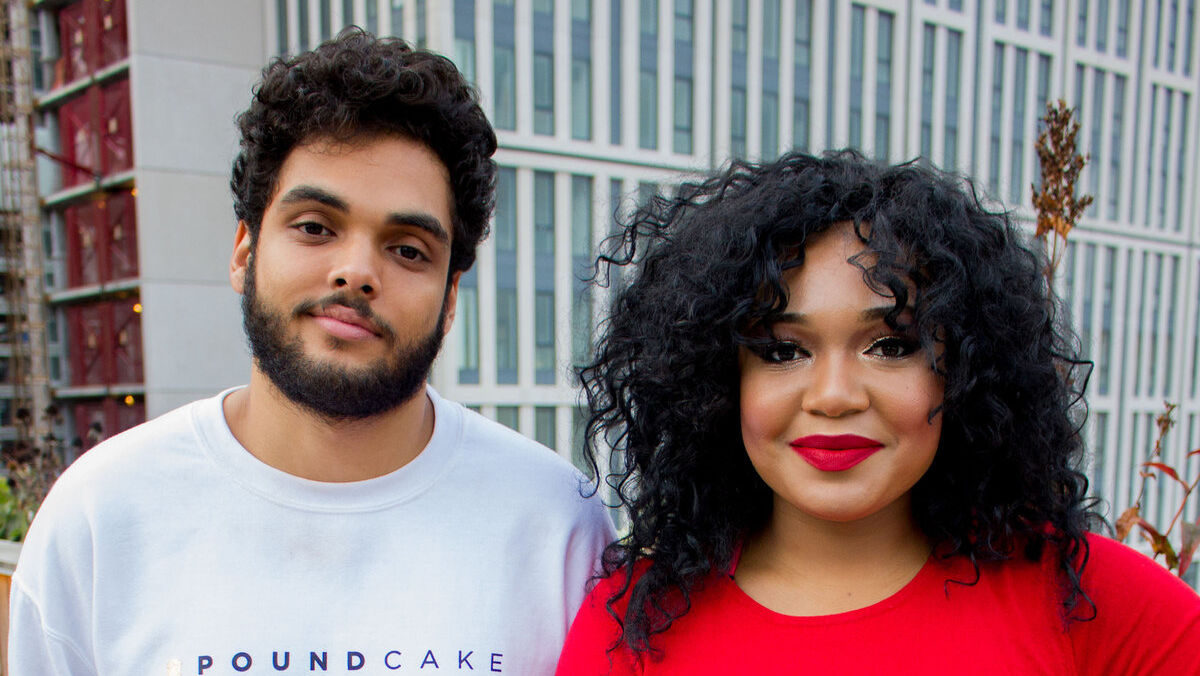 Camille Bell and Jonny Velaquez standing together