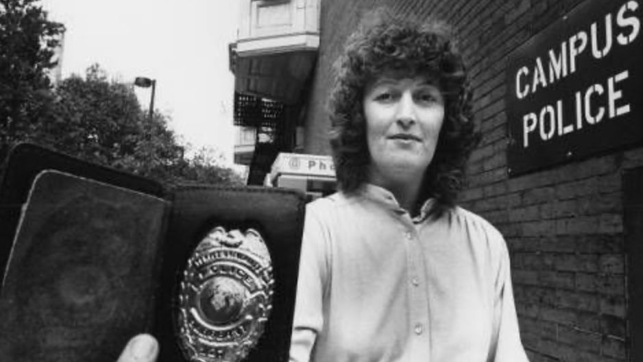 Eileen Bradley was one of the first women police officers at Temple and served the community for 50 years. 