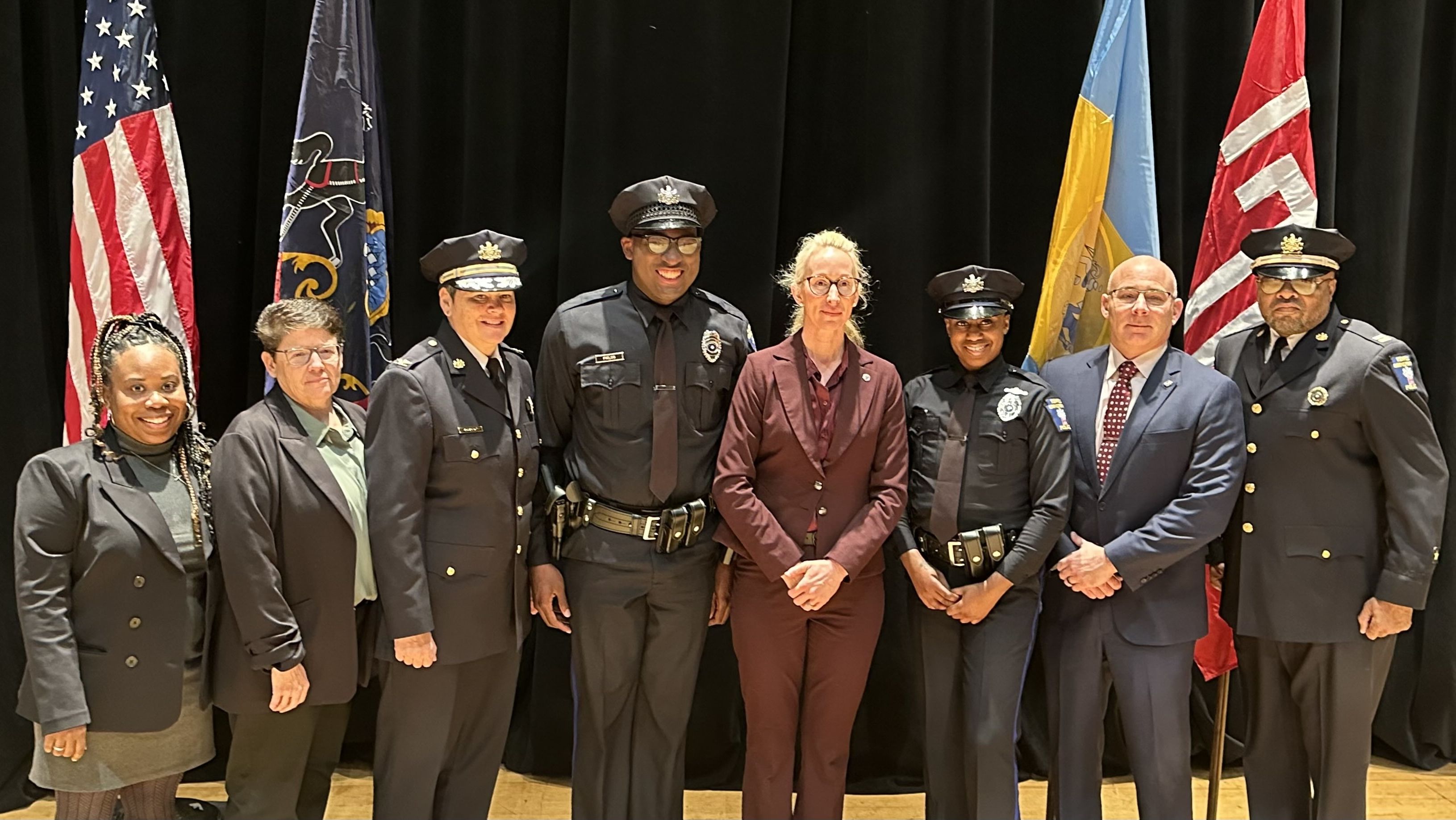 Two of Temple’s newest police officers graduate from the Philadelphia Police Academy. 