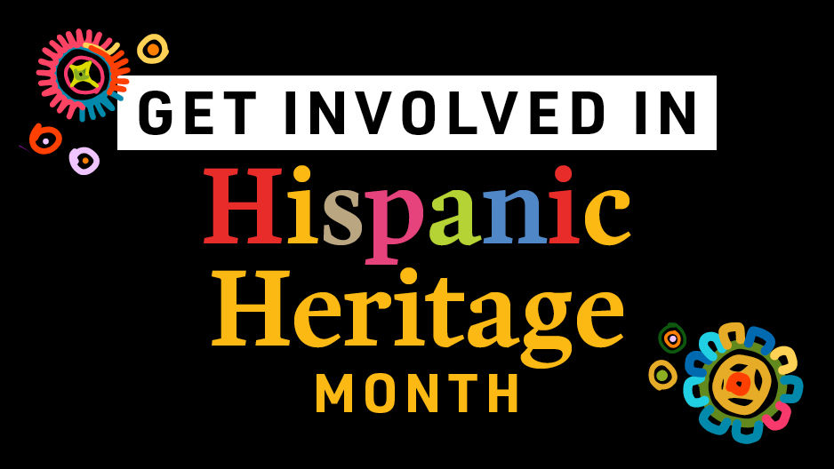 Image of a Hispanic Heritage Month logo.