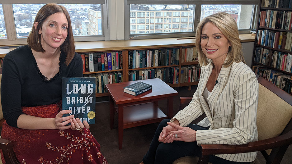 Liz Moore with ABC's Amy Robach