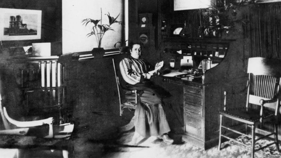 Laura Carnell in her office