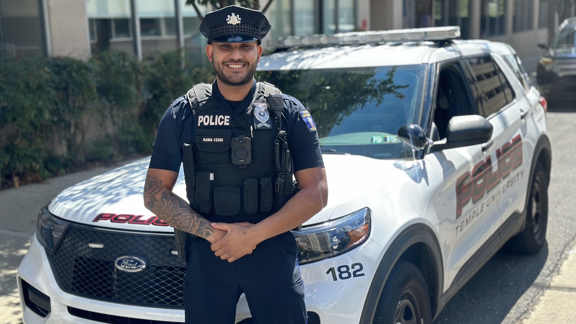 Officer Bawa pictured.