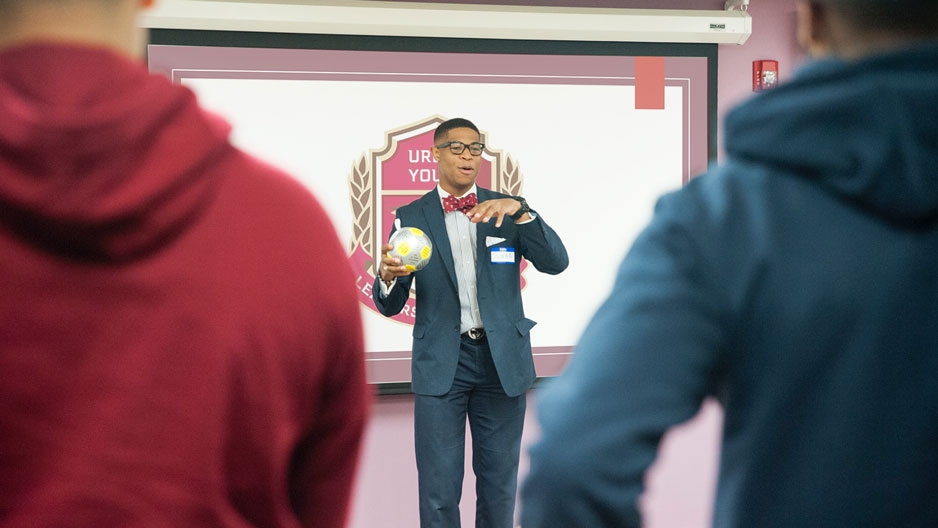 Juwan Bennett leading a session