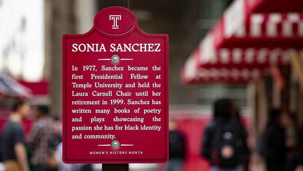 Womens History Month Marker: Sonia Sanchez