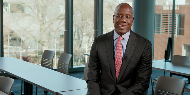 President Wingard wearing a suit and tie