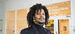 Image of Matthew Jordan-Miller Kenyatta in front of Temple Contemporary.