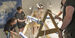 Image of students installing a hydroponic system.