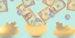 Animated graphic of egg splitting open and money flying out. 