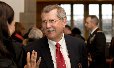 Temple President Richard Englert pictured.