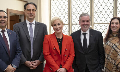 Jose Aviles, Gregory Mandel, Bridget Burns, John Fry and Jodi Bailey pictured.