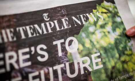 Image of an edition of The Temple News.