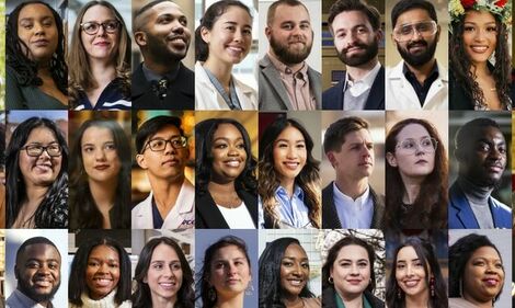 collage of all 30 honorees