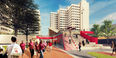 rendering of CLA construction project