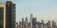 Philadelphia’s skyline from Temple’s Main Campus 