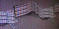 A screenshot of a molecular-dynamics simulation of Kevlar®.