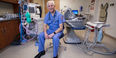 Stanley Heleniak, a dental anesthesiologist, in an operating room.