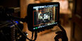 Temple film students at work on set.
