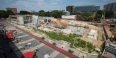 Aerial look at the construction site of Temple’s new library