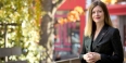 Jessica Sandberg standing outside the Student Center
