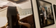 Photos of Michelle Obama on display at Paley Library