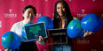 Students posing at Global Gala