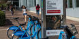 Indego bike share on 13th Street and Montgomery Avenue
