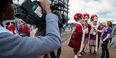 Alison Lorraine reporting at the Independence Bowl