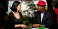 Temple Libraries staffer Emily Schiller and Tony Ransome