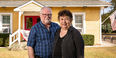 Mary DeMaio and Wayne Stewart outside their antique shop in Cape May