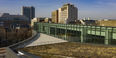 Charles Library’s green roof, part of Temple’s continued sustainability efforts.