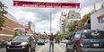 President Wingard with open arms on Broad Street