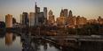 Skyline of Philadelphia.