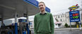 Gary Scales standing outside of a Sunoco gas station in Philadelphia
