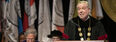 Image of President John Fry speaking at his investiture ceremony.