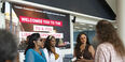 Community members in Charles Library at the TU and You Library Open House