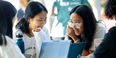 Image of students working at OwlHacks.