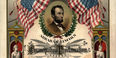An illustrated copy of the Emancipation Proclamation.