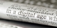 Image of a print newspaper