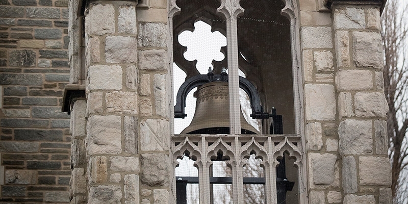 The bell President Theobald dedicated to his parents.