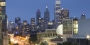 The view of the Philadelphia skyline from Temple’s campus.