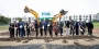 Local leaders breaking ground at the Norris Homes development site