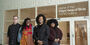 Temple Contemporary leaders stand in front of a gallery 